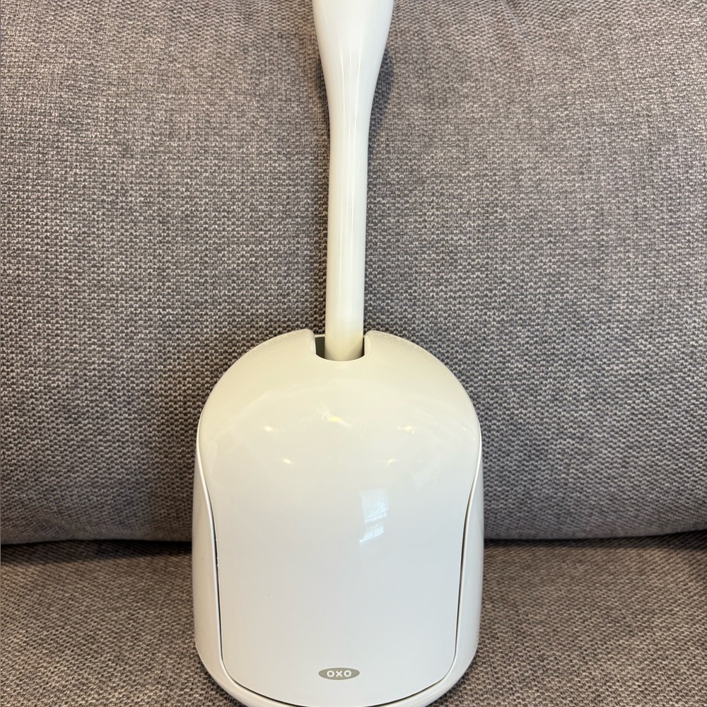 OXO Good Grips Compact Toilet Brush Wand & Canister - Needs Brush -Slightly Used